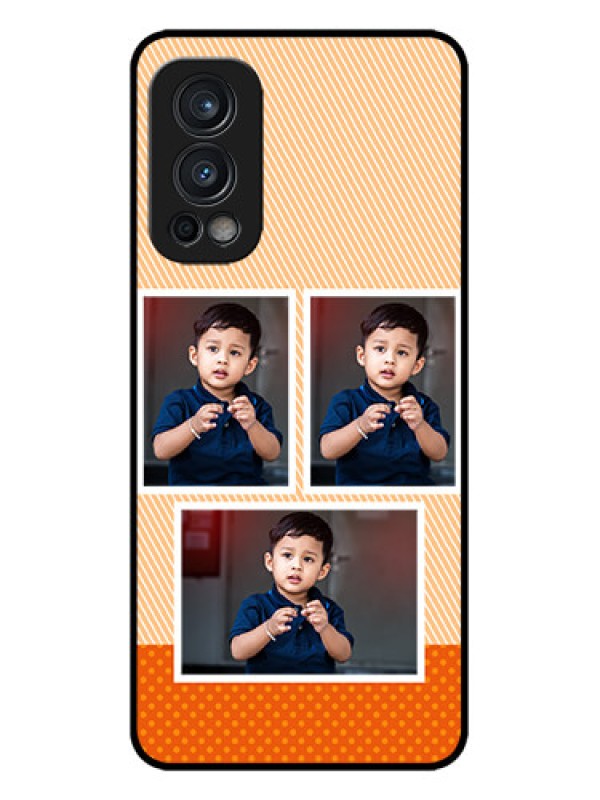 Custom OnePlus Nord 2 5G Custom Metal Phone CaseBulk Photos Upload Design