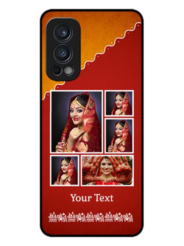 Custom OnePlus Nord 2 5G Custom Metal Phone CaseWedding Pic Upload Design