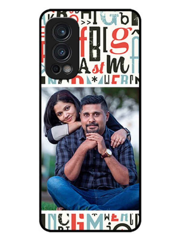 Custom OnePlus Nord 2 5G Custom Metal Phone CaseAlphabet Design