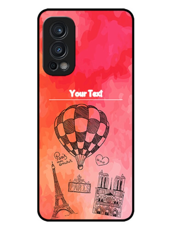 Custom OnePlus Nord 2 5G Custom Metal Phone CaseParis Theme Design