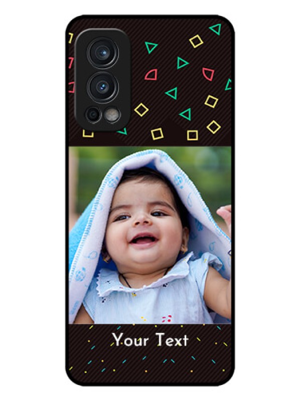 Custom OnePlus Nord 2 5G Custom Metal Phone CaseWith Confetti Birthday Design