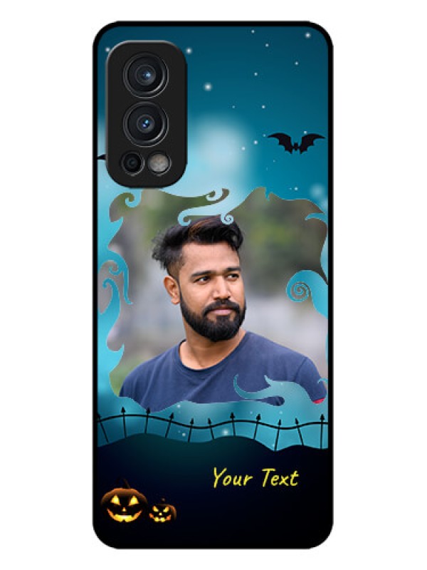 Custom OnePlus Nord 2 5G Custom Metal Phone CaseHalloween Frame Design