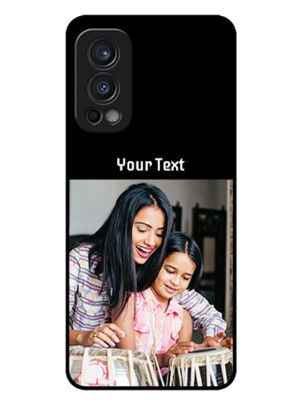 Custom OnePlus Nord 2 5G Custom Metal Phone CasePhoto With Name Design