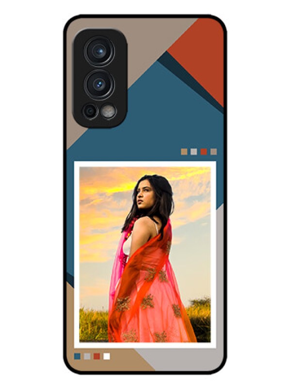 Custom OnePlus Nord 2 5G Custom Metal Phone CaseRetro Color Pallet Design