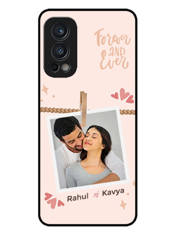 Custom OnePlus Nord 2 5G Custom Metal Phone CaseForever And Ever Love Design