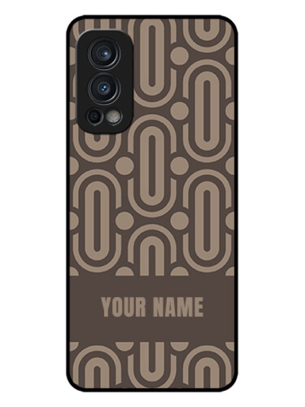 Custom OnePlus Nord 2 5G Custom Metal Phone CaseCaptivating Zero Pattern Design