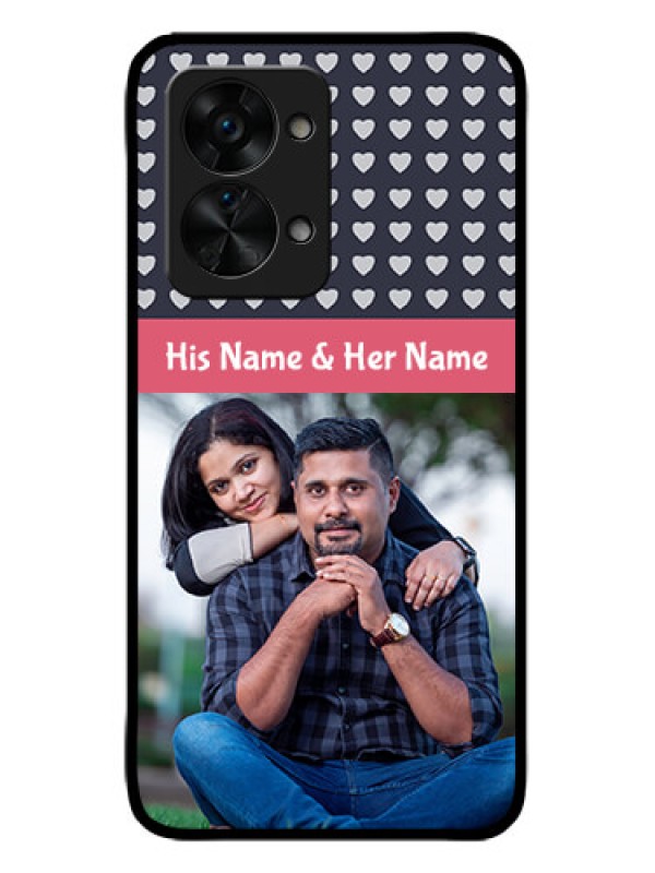 Custom OnePlus Nord 2T 5G Custom Metal Phone CaseLove Symbols Design