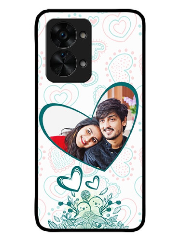 Custom OnePlus Nord 2T 5G Custom Metal Phone CasePremium Couple Design