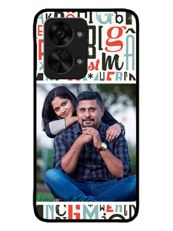 Custom OnePlus Nord 2T 5G Custom Metal Phone CaseAlphabet Design