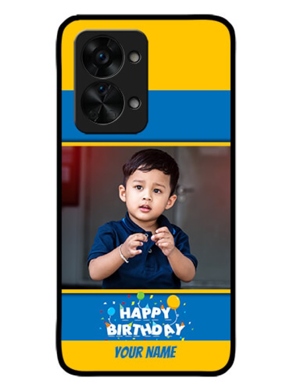 Custom OnePlus Nord 2T 5G Custom Metal Phone CaseBirthday Wishes Design