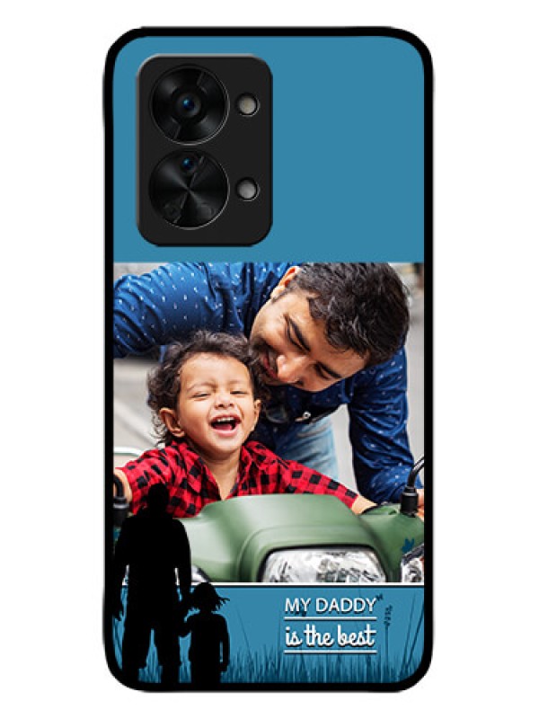 Custom OnePlus Nord 2T 5G Custom Metal Phone CaseBest Dad Design