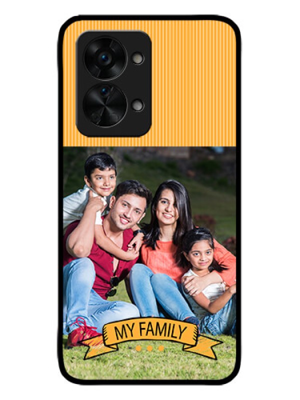 Custom OnePlus Nord 2T 5G Custom Metal Phone CaseMy Family Design