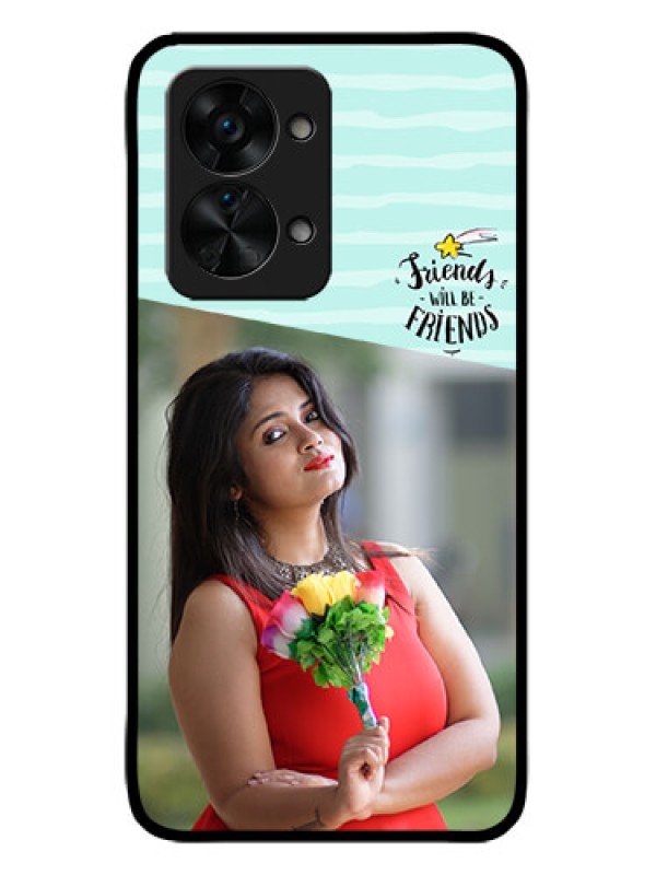 Custom OnePlus Nord 2T 5G Custom Metal Phone CaseFriends Picture Icon Design