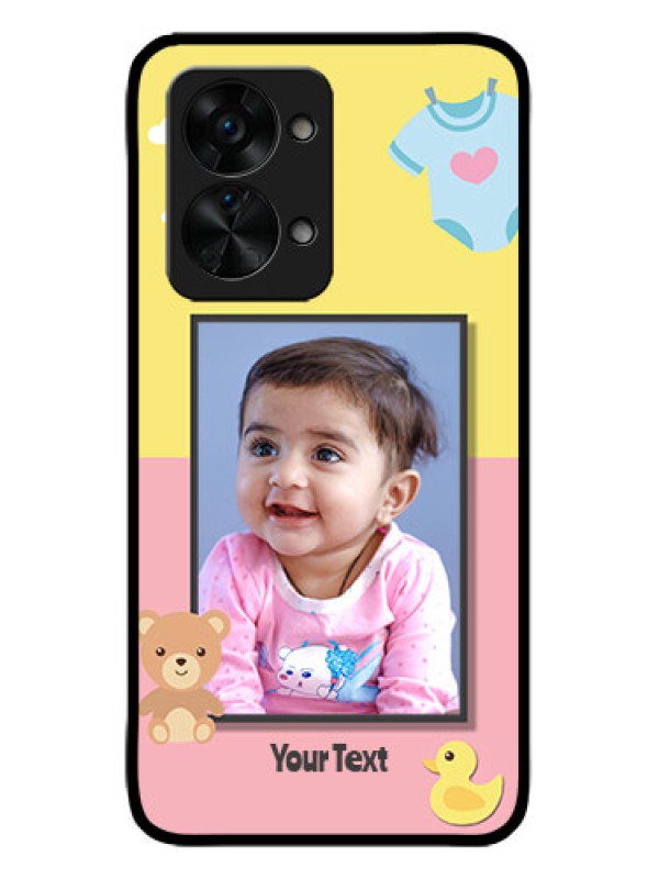 Custom OnePlus Nord 2T 5G Custom Metal Phone CaseKids 2 Color Design