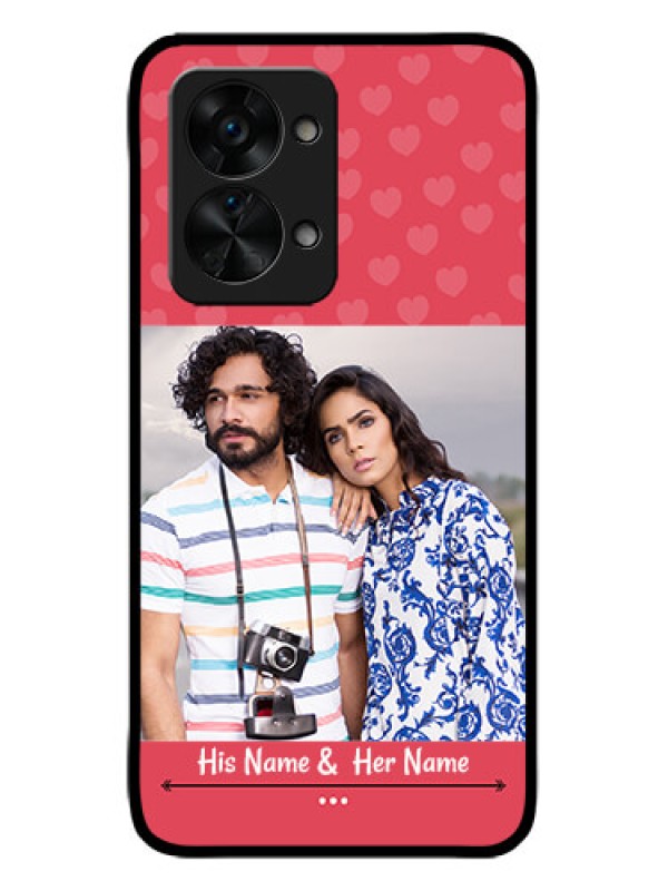 Custom OnePlus Nord 2T 5G Custom Metal Phone CaseSimple Love Design