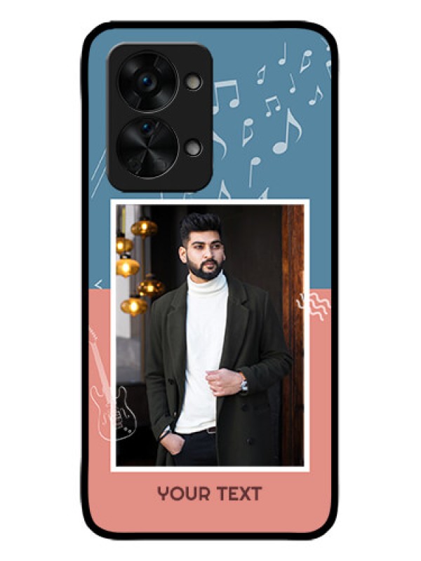 Custom OnePlus Nord 2T 5G Custom Metal Phone CaseWith Color Musical Note Design