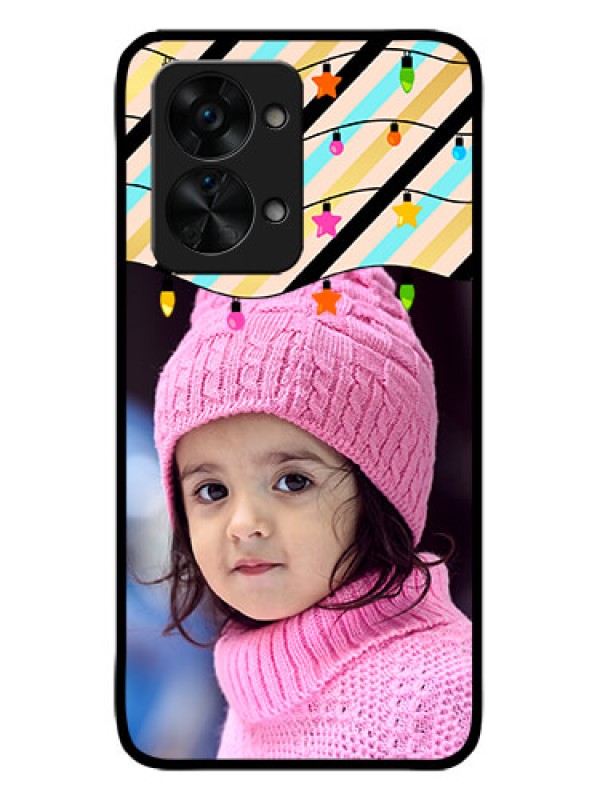 Custom OnePlus Nord 2T 5G Custom Metal Phone CaseLights Hanging Design