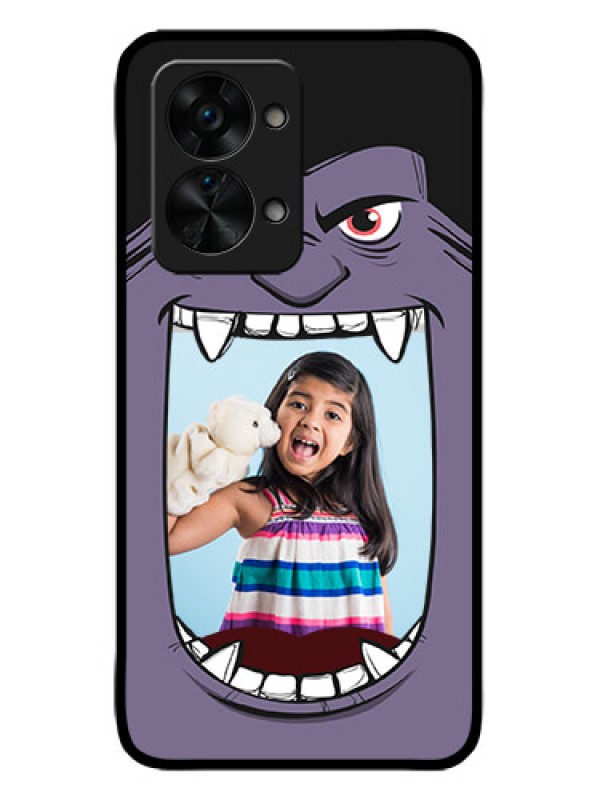 Custom OnePlus Nord 2T 5G Custom Metal Phone CaseAngry Monster Design