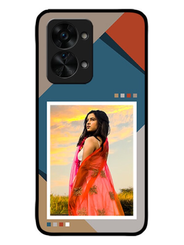 Custom OnePlus Nord 2T 5G Custom Metal Phone CaseRetro Color Pallet Design