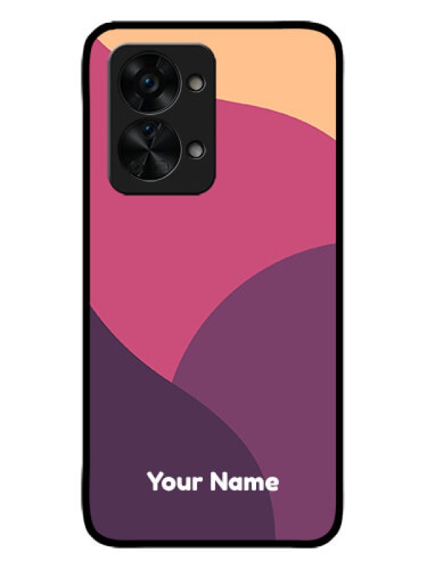 Custom OnePlus Nord 2T 5G Custom Metal Phone CaseMixed Multi - Colour Abstract Art Design