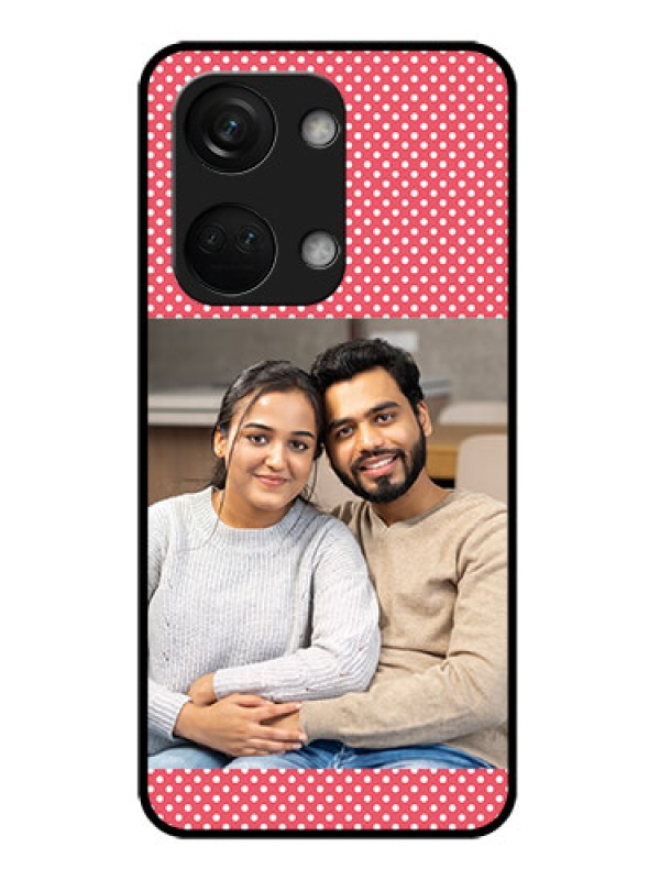 Custom OnePlus Nord 3 5G Custom Metal Phone CaseWhite Dotted Design