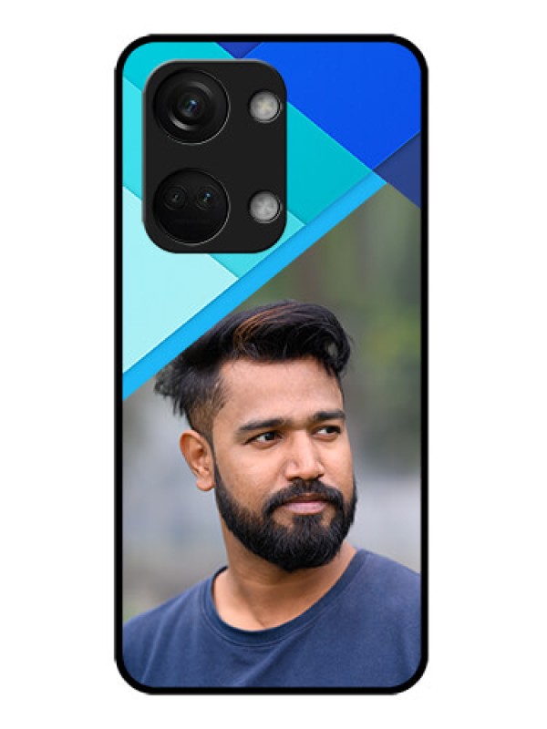 Custom OnePlus Nord 3 5G Custom Metal Phone CaseBlue Pattern Design
