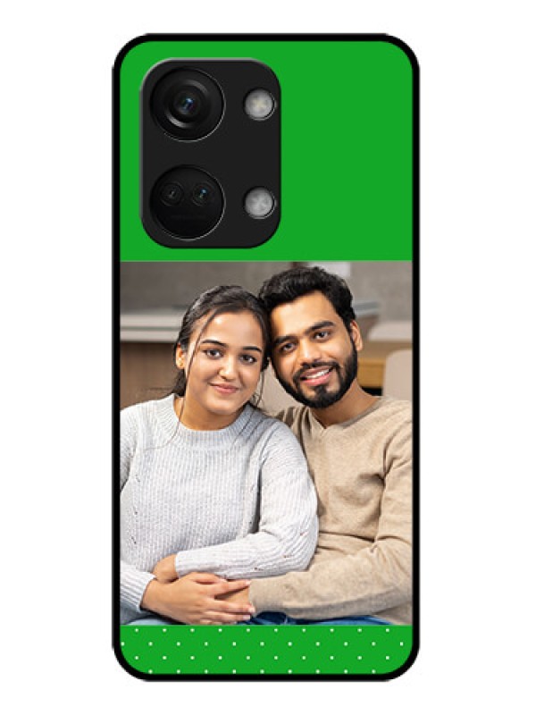 Custom OnePlus Nord 3 5G Custom Metal Phone CaseGreen Pattern Design