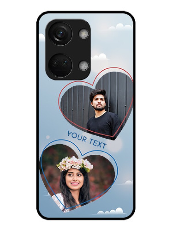 Custom OnePlus Nord 3 5G Custom Metal Phone CaseBlue Color Couple Design