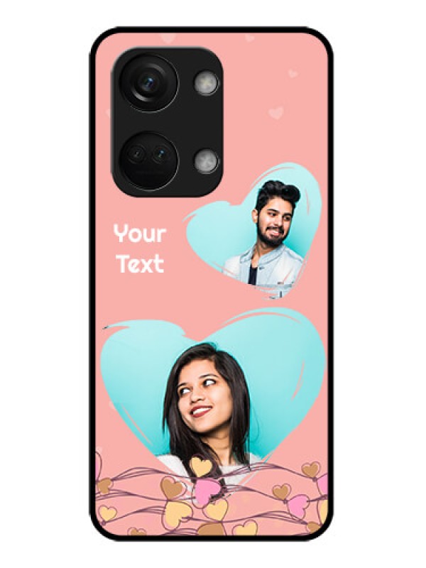 Custom OnePlus Nord 3 5G Custom Metal Phone CaseLove Doodle Design