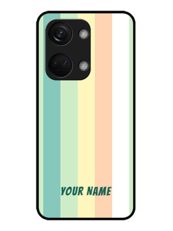 Custom OnePlus Nord 3 5G Custom Metal Phone CaseMulti - Colour Stripes Design