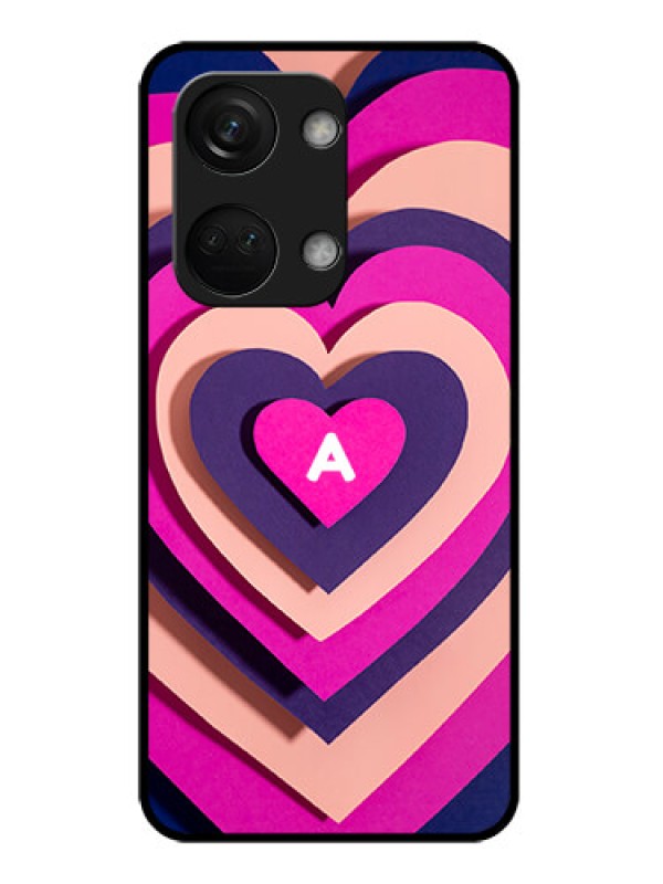 Custom OnePlus Nord 3 5G Custom Metal Phone CaseCute Heart Pattern Design