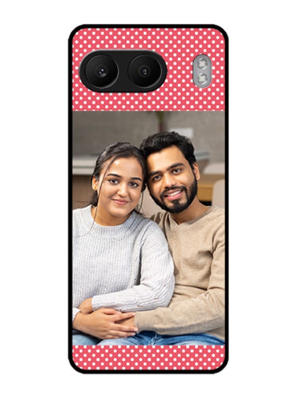 Custom OnePlus Nord 4 5G Custom Metal Phone CaseWhite Dotted Design