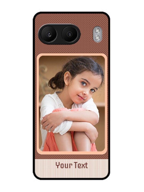 Custom OnePlus Nord 4 5G Custom Metal Phone CaseSimple Pic Upload Design