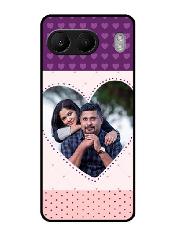 Custom OnePlus Nord 4 5G Custom Metal Phone CaseViolet Love Dots Design