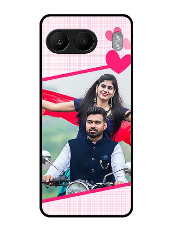 Custom OnePlus Nord 4 5G Custom Metal Phone CaseLove Shape Heart Design