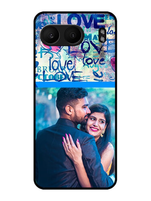 Custom OnePlus Nord 4 5G Custom Metal Phone Case - Colorful Love Design