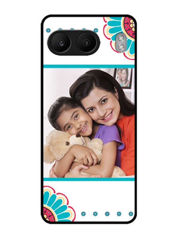 Custom OnePlus Nord 4 5G Custom Metal Phone CaseFlower Design