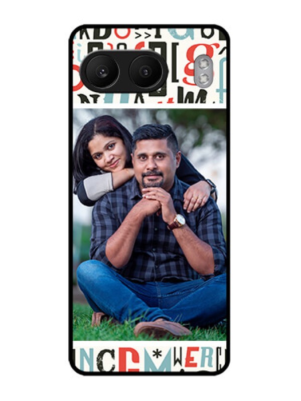 Custom OnePlus Nord 4 5G Custom Metal Phone CaseAlphabet Design