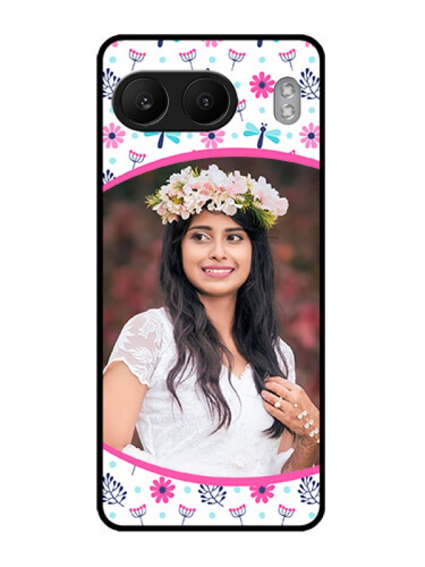 Custom OnePlus Nord 4 5G Custom Metal Phone CaseColorful Flower Design