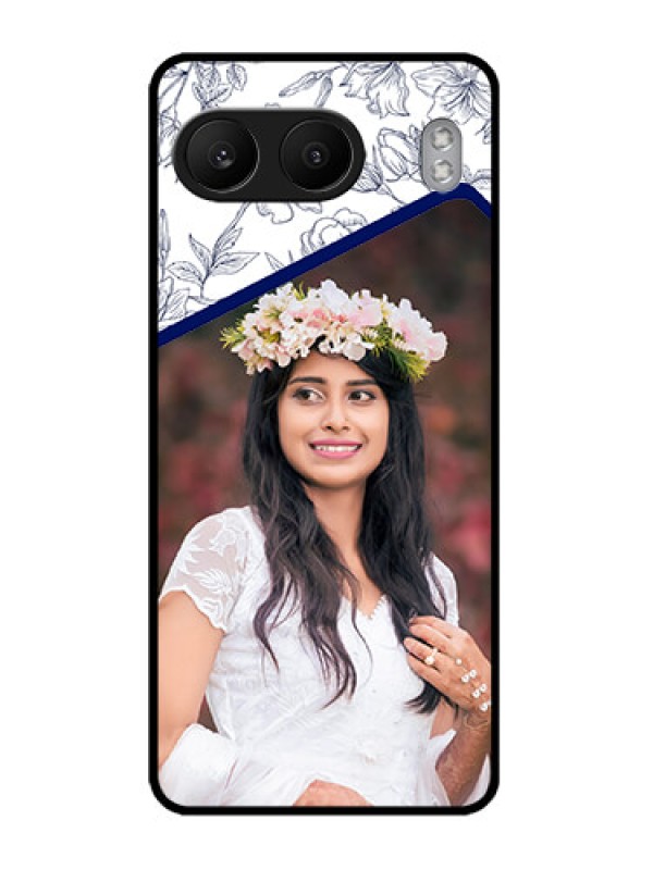 Custom OnePlus Nord 4 5G Custom Metal Phone CaseClassy Floral Design