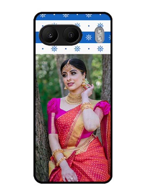 Custom OnePlus Nord 4 5G Custom Metal Phone CaseSnow Pattern Design