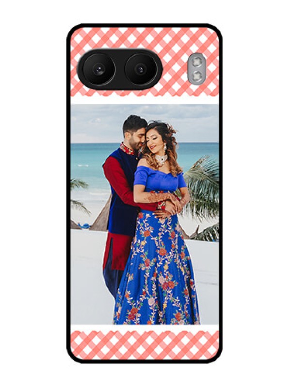 Custom OnePlus Nord 4 5G Custom Metal Phone CasePink Pattern Design