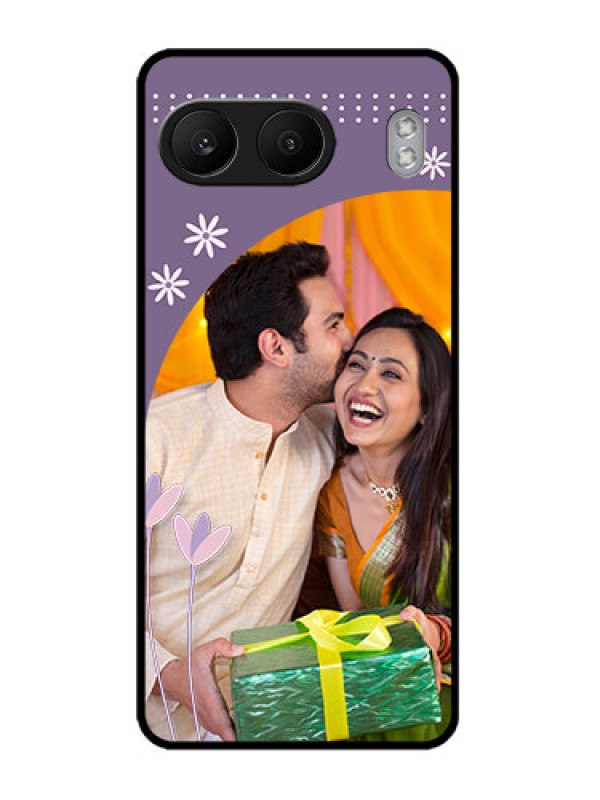 Custom OnePlus Nord 4 5G Custom Metal Phone CaseLavender Flowers Design