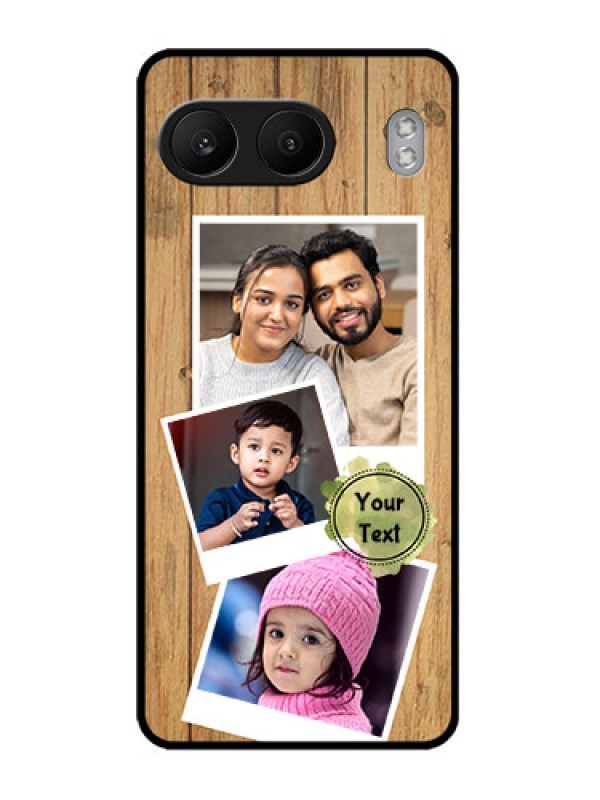 Custom OnePlus Nord 4 5G Custom Metal Phone CaseWooden Texture Design