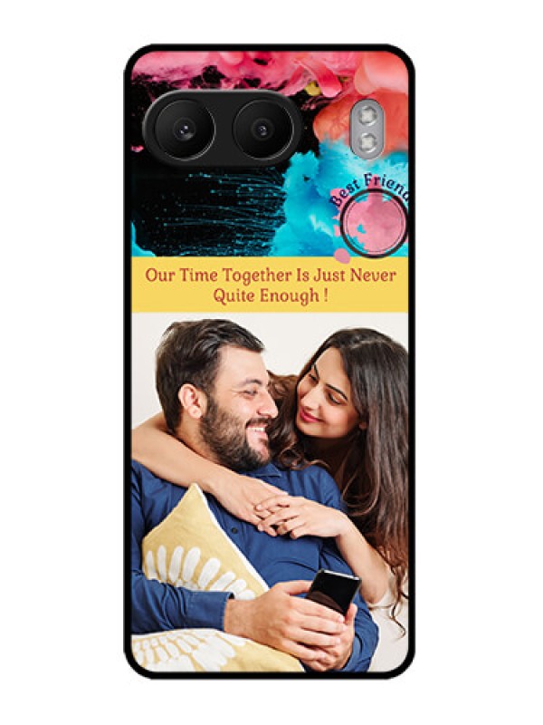 Custom OnePlus Nord 4 5G Custom Metal Phone CaseQuote With Acrylic Painting Design