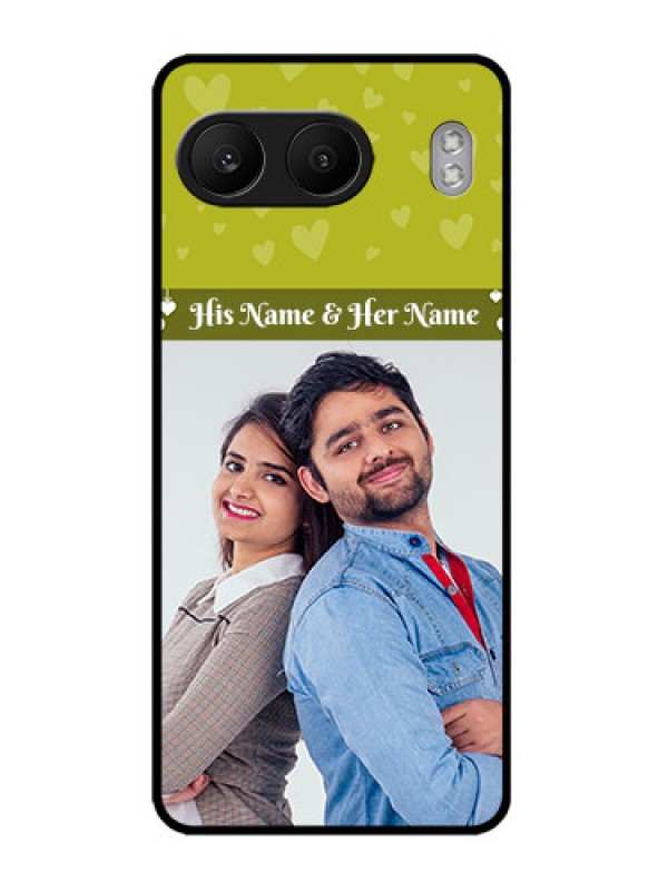 Custom OnePlus Nord 4 5G Custom Metal Phone CaseYou and Me Heart Design