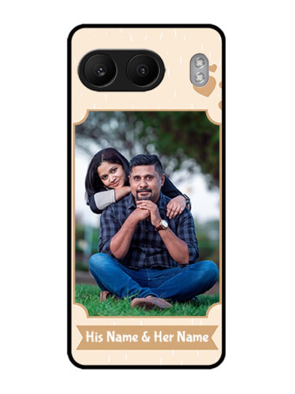 Custom OnePlus Nord 4 5G Custom Metal Phone CaseWith Confetti Love Design