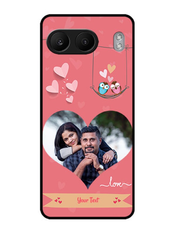 Custom OnePlus Nord 4 5G Custom Metal Phone CasePeach Color Love Design