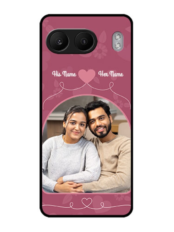 Custom OnePlus Nord 4 5G Custom Metal Phone CaseLove Floral Design