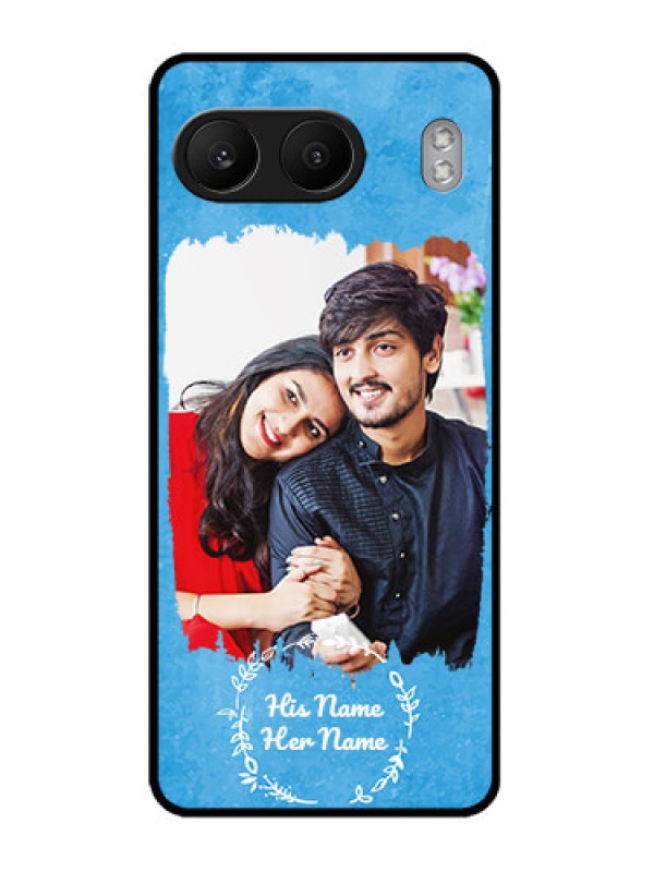 Custom OnePlus Nord 4 5G Custom Metal Phone CaseBlue Color Vintage Design